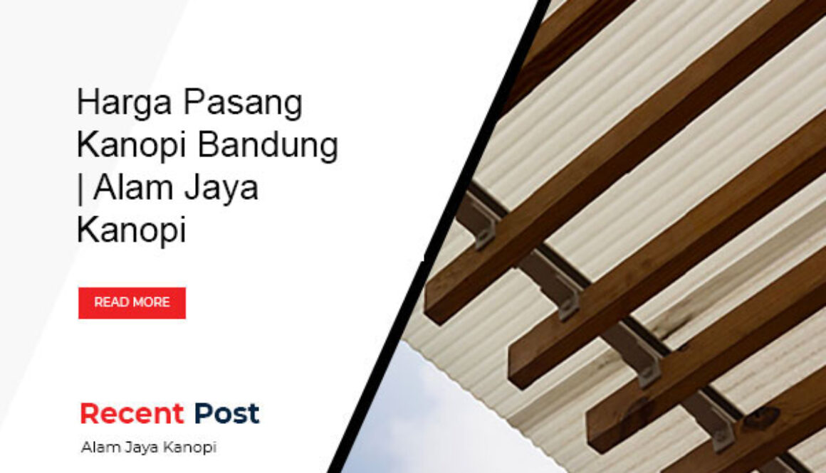 Harga Pasang Kanopi Bandung
